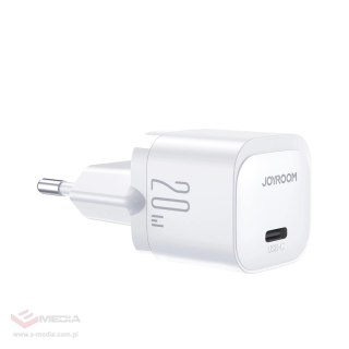 Mini ładowarka USB C 20W PD Joyroom JR-TCF02 - biała