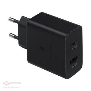 Samsung ładowarka sieciowa USB-C / USB-A 35W czarna (EP-TA220NBEGEU)