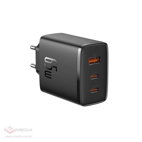 Ładowarka GaN Baseus Cube Pro 65W 2x USB-C USB-A - czarna