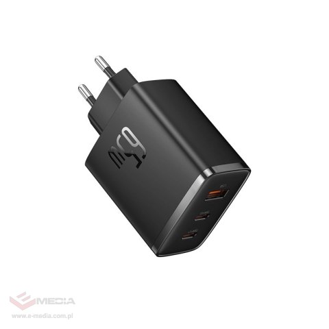 Ładowarka GaN Baseus Cube Pro 65W 2x USB-C USB-A - czarna