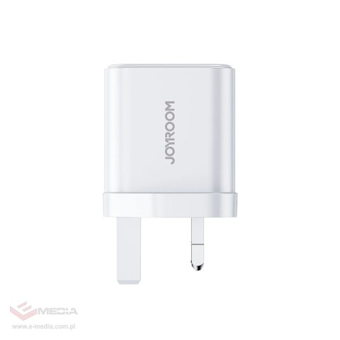 Ładowarka UK Joyroom FlashSeries JR-TCF05 20W USB-A USB-C - biała