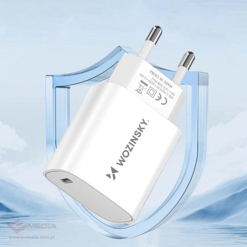 Ładowarka sieciowa Wozinsky WGWCCW 20W USB-C - biała