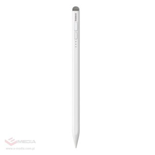 Rysik z aktywną końcówką Baseus Smooth Writing 2 do iPad z kablem USB-C i wymienną końcówką - biały