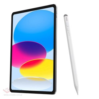 Rysik z aktywną końcówką Baseus Smooth Writing 2 do iPad z kablem USB-C i wymienną końcówką - biały