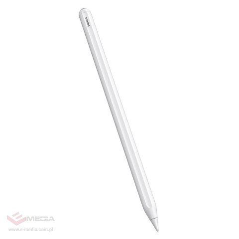 Rysik z aktywną końcówką Baseus Smooth Writing 2 do iPad z wymienną końcówką - biały