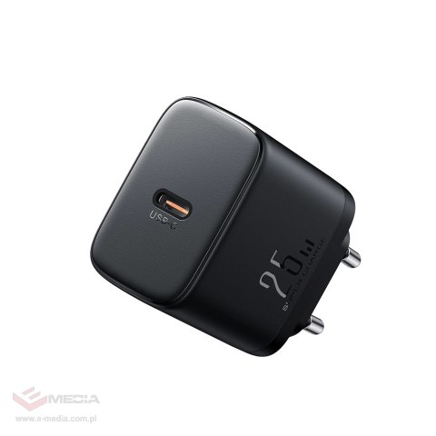 Szybka ładowarka Joyroom JR-TCF11 do 25W + kabel USB-C / USB-C 1m - czarna