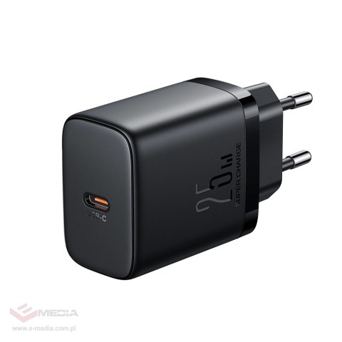 Szybka ładowarka Joyroom JR-TCF11 do 25W + kabel USB-C / USB-C 1m - czarna