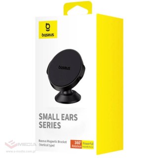 Uchwyt magnetyczny Baseus Small Ears wertykalny 360° (Overseas Edition) - czarny