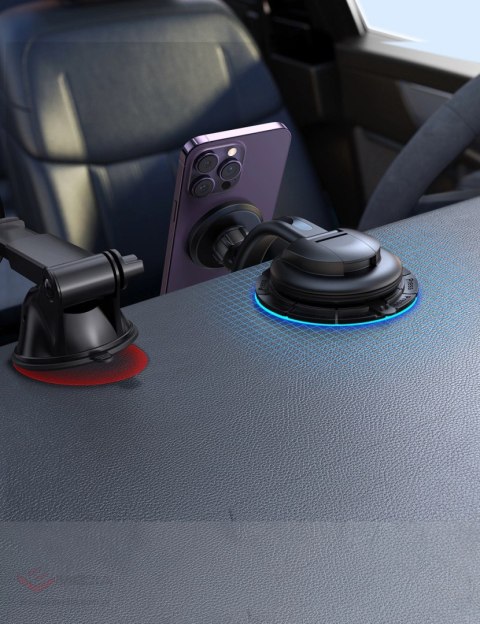 Joyroom magnetyczny uchwyt samochodowy do telefonu na kokpit deskę rozdzielczą czarny (JR-ZS366)