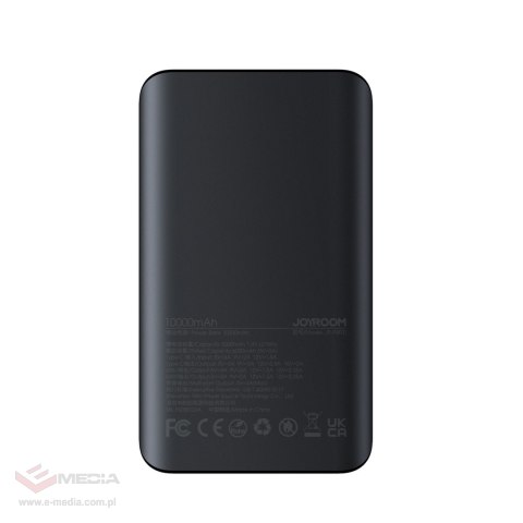 Joyroom powerbank 10000mAh 30W czarny (JR-PBF01)