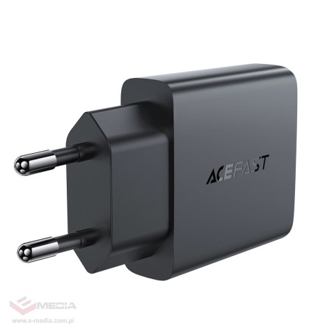 Ładowarka sieciowa Acefast A69 PD 30W GaN USB-A USB-C ultra slim- czarna