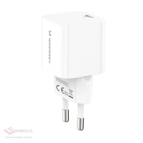 Ładowarka sieciowa Wozinsky CMWCS USB-C PD 20W - biała