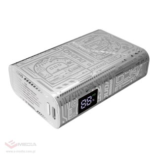 Powerbank Dudao K20 USB-A / USB-C 10000mAh 22.5W - srebrny