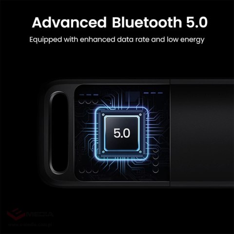 Adapter Bluetooth Ugreen CM390 5.0 USB - czarny