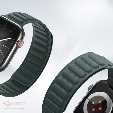 Magnetyczny pasek Dux Ducis Strap BL do Apple Watch 42 / 44 / 45 / 49 mm - zielony