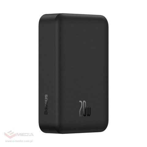 Powerbank Baseus Magnetic Mini 20000 mAh 20W - czarny + kabel USB-C / USB-C