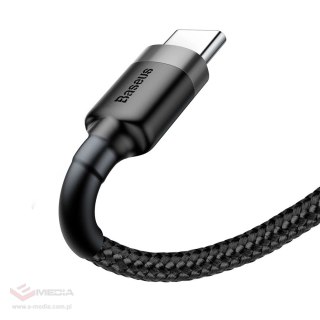 Kabel Baseus Cafule Cable USB-A / USB-C QC3.0 2A 3m - szaro-czarny