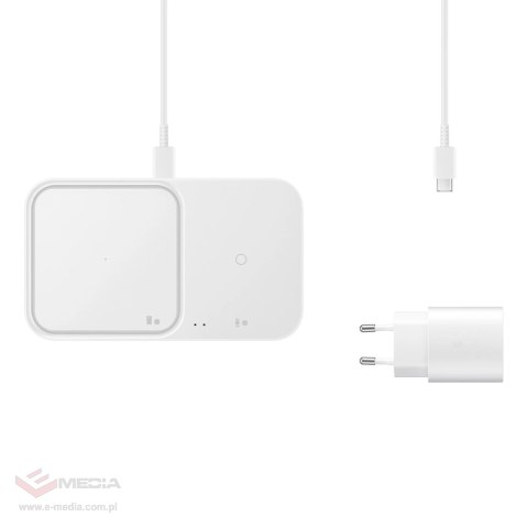 Ładowarka Samsung Wireless Charger Duo EP-P5400BWEGEU indukcyjna 15W - biała