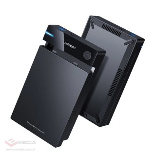 Ugreen kieszeń na dysk HDD obudowa dysku SATA 3,5'' USB 3.0 czarny (50422)