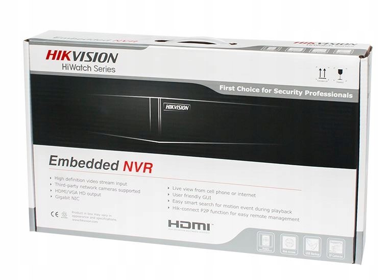 REJESTRATOR IP HIKVISION HWN-4108MH-8P 8-ch PoE Liczba obsługiwanych kamer 8