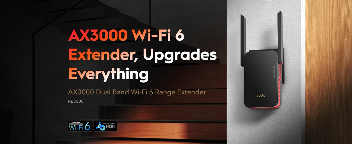 WiFi, Range Extender, AX3000